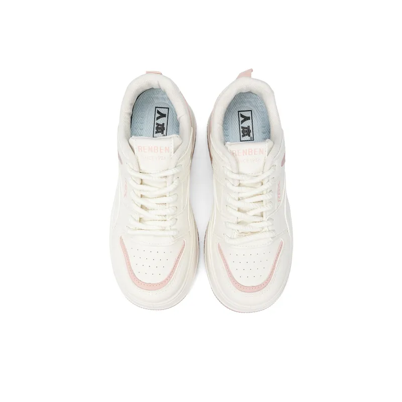 RENBEN Balance Height Increasing Low-Top Skateboard Shoes Women's-9