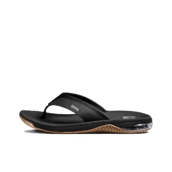 REEF Abrasion-Resistant Slip-Resistant Flip Flops Men's Black