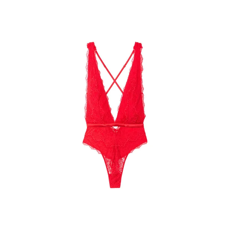Victoria's Secret Bodysuits Women's Red-0