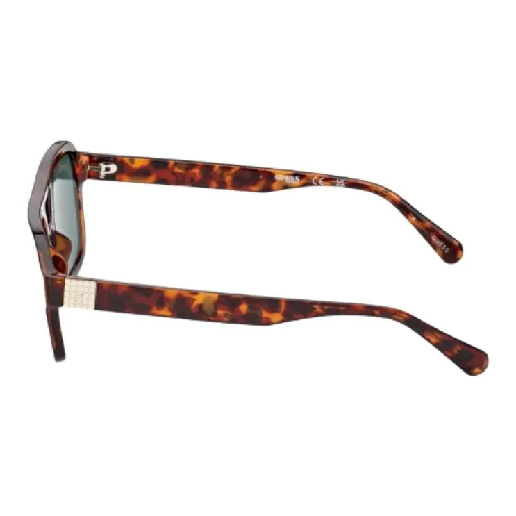 GUESS Acetate Plastic Aviator Sunglasses Unisex Brown-1