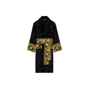 VERSACE Medusa Amplified Cotton Bathrobe