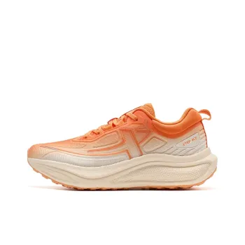 XTEP Cushioning Wear-Resistant Low-Top Running Shoes Men's Lava Orange/Light Apricot