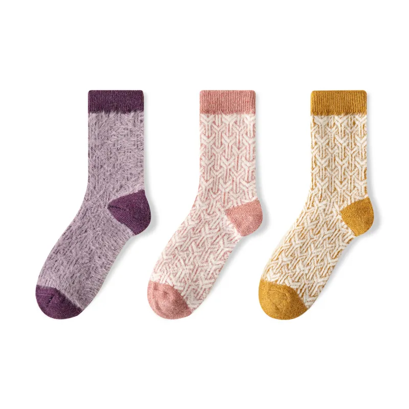 MIIOW Fruit Printing Series Mid Calf Socks Women's Combo Set-2