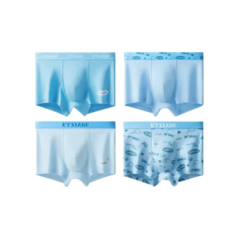 H YXIANG Underpants Men's 4 Pack-0