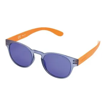 Police Injection Molded Oval Sunglasses Men's Blue