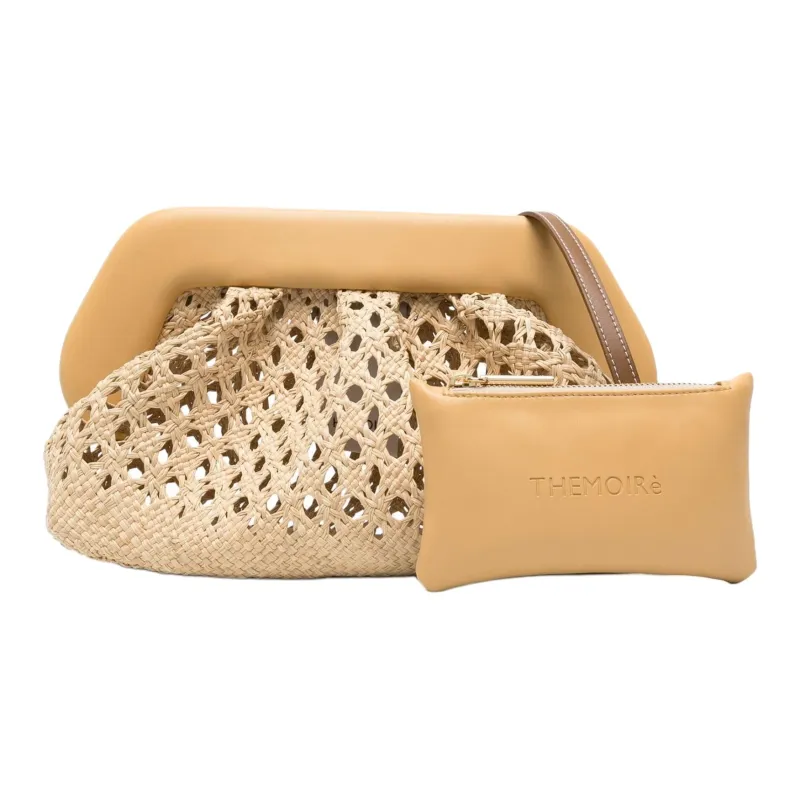 Themoirè Bios Raffia Crossbody Bag-1