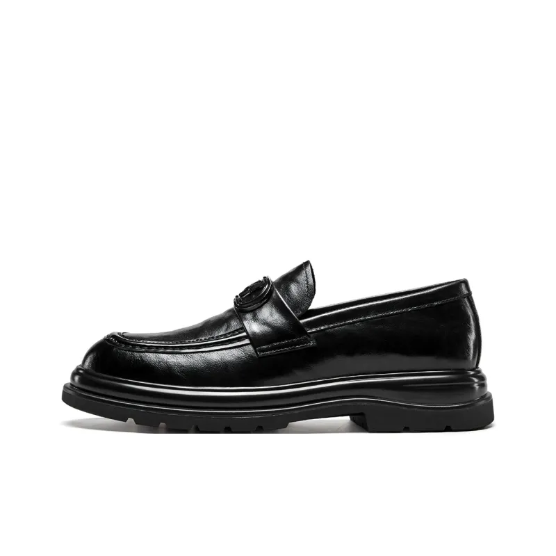 YEARCON Loafers Men Black-4