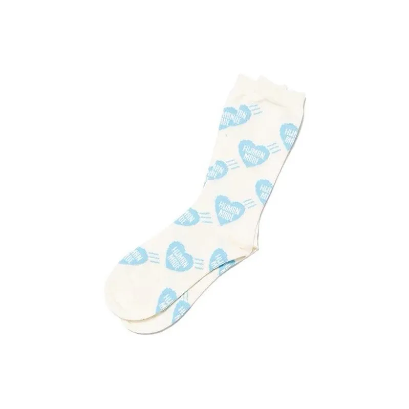 HUMAN MADE Heart Pattern Socks Red-9