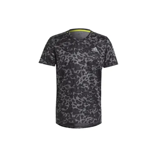 Adidas T-Shirts Men Silver