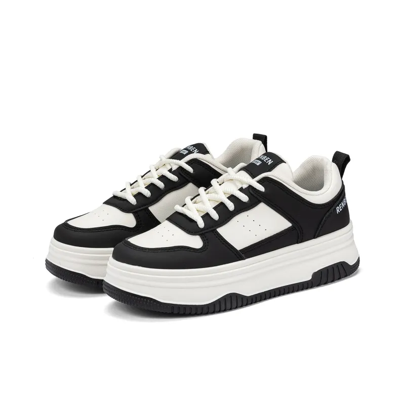RENBEN Balance Height Increasing Low-Top Skateboard Shoes Women's-2