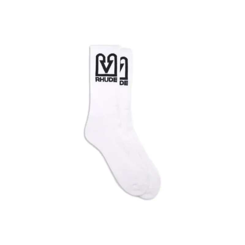RHUDE Men Knee-high Socks-0