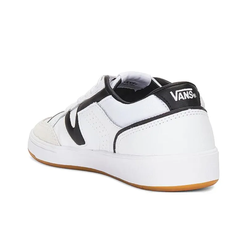 Vans Anti Slip Wear Resistant Low Top Skateboard Shoes Men's White-3