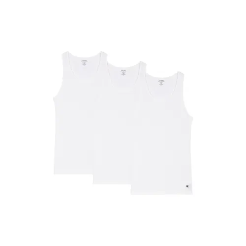CALVIN KLEIN Tank Top Men's 3 Pack White