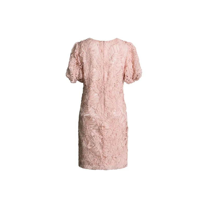 ROEYSHOUSE Short Sleeved Dress Women's Pink-1