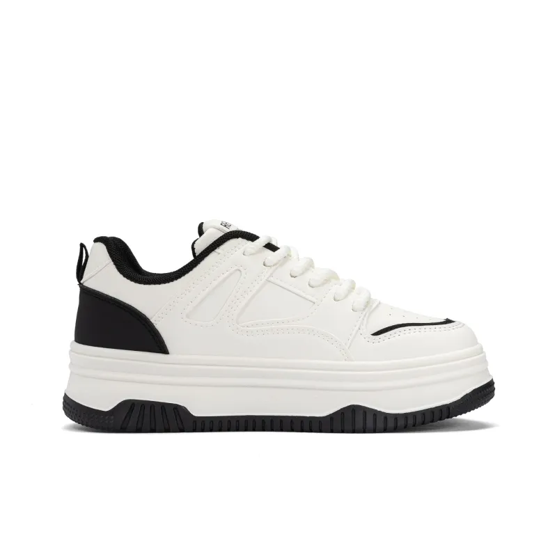RENBEN Balance Height Increasing Low-Top Skateboard Shoes Women's-1