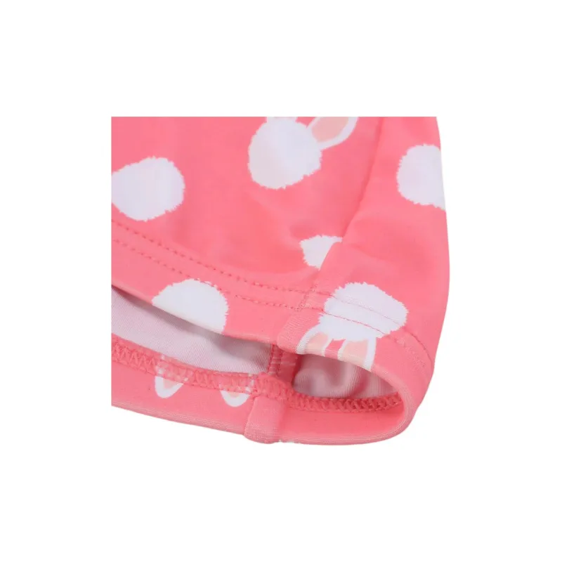 DECATHLON Swimming Caps Waterproof Material Swim Kids' Rich In Elasticity Coral Pink-1