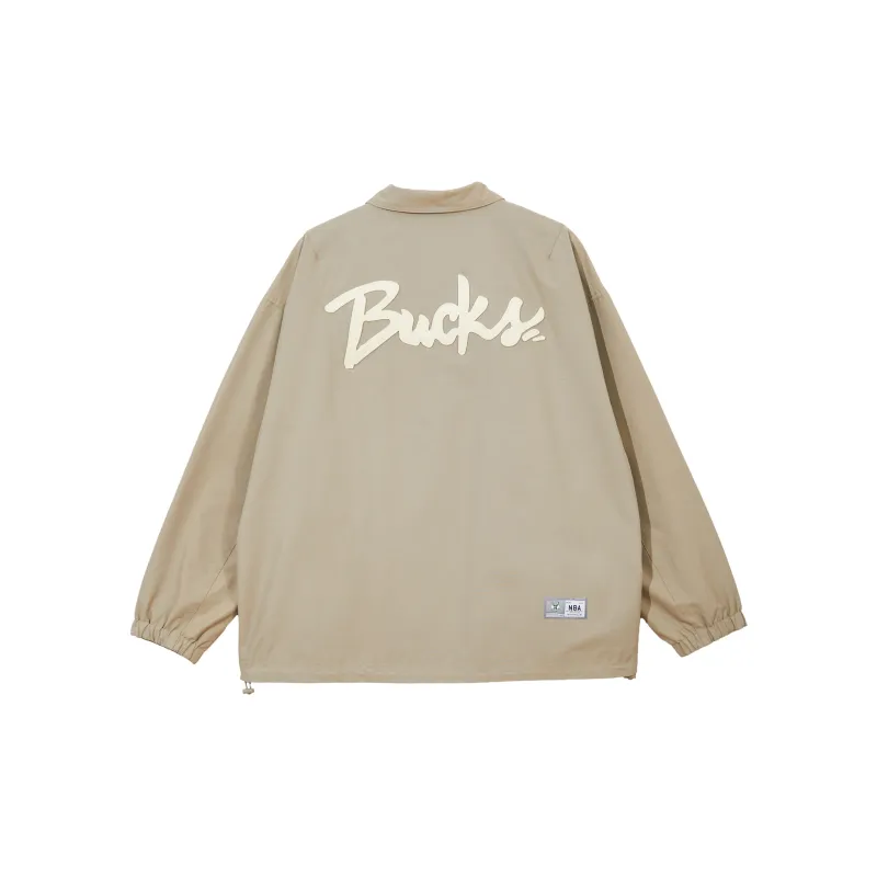 JACK JONES· x NBA Jackets Coats Unisex Khaki-1