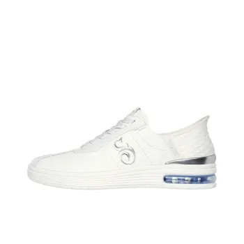 Skechers SNOOP Anti-Slip Wear-Resistant Low-Top Casual Shoes Women's White
