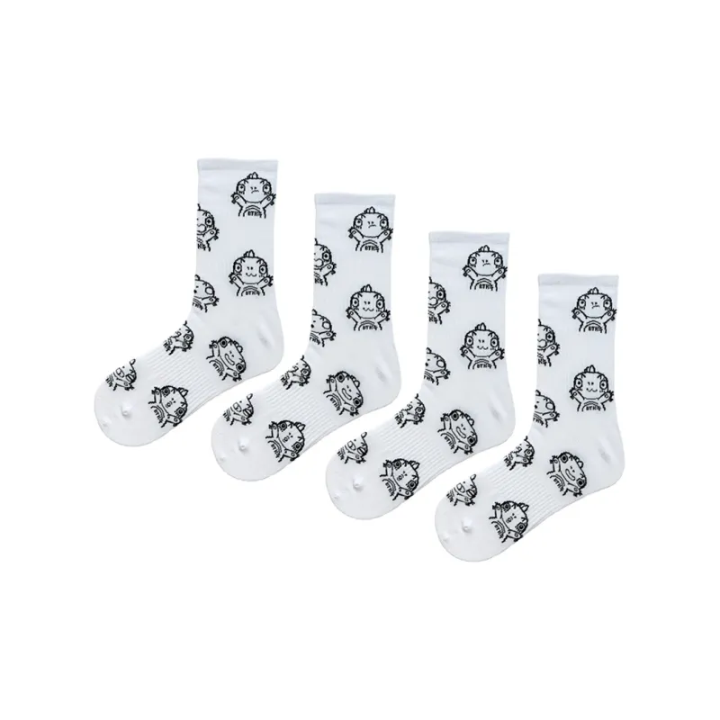 BTK Mid Calf Socks Unisex 4 Pack-0