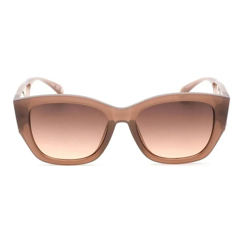 GUESS Resin Irregular Shape Sunglasses Women's Brown-1