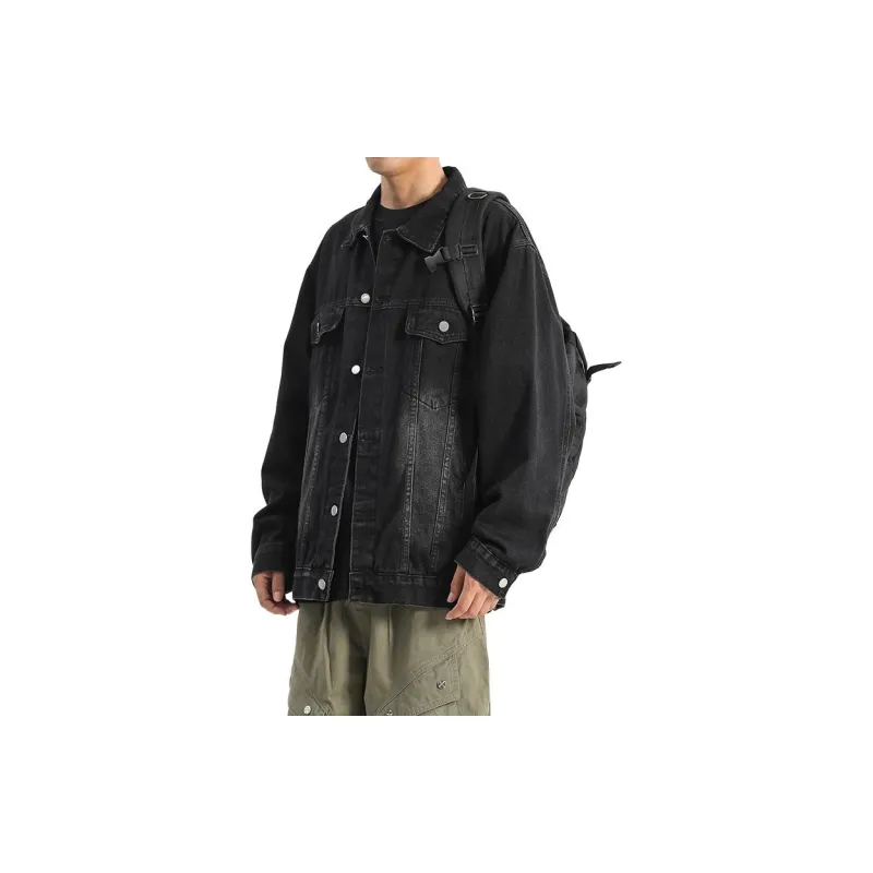 MGXEK Denim Jacket Unisex Black-1