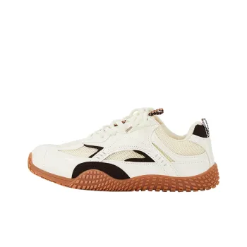 KARLIE KELLER Durable Breathable Moisture-Wicking Low-Top Running Shoes Women's Raw Pips Rubber White