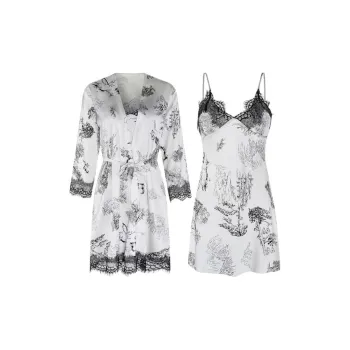 MIIOW Pajama Set Women's Ink Wash Painting