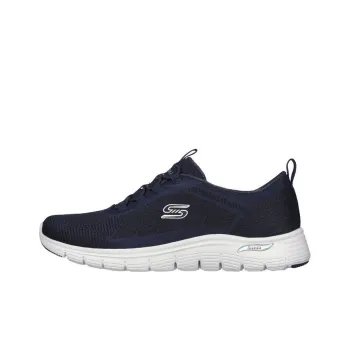 Skechers ARCH FIT VISTA Breathable Anti-Slip And Wear-Resistant Low-Top Casual Shoes Women's Blue