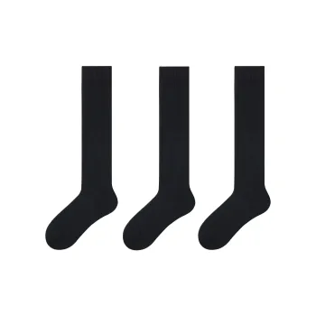 Caramella Knee High Socks Women's 3 Pack Black