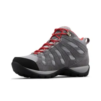 Columbia Redmond V2 Anti-Slip Wear-Resistant Mid-Top Trekking Shoes Women's Gray