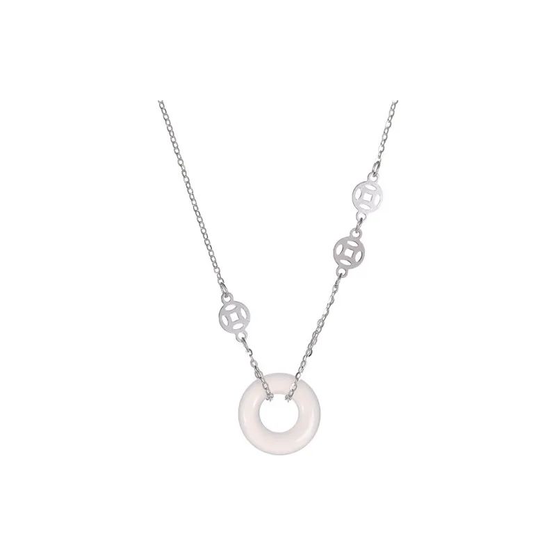 Koran Chalcedony Jade Necklaces Women's-0