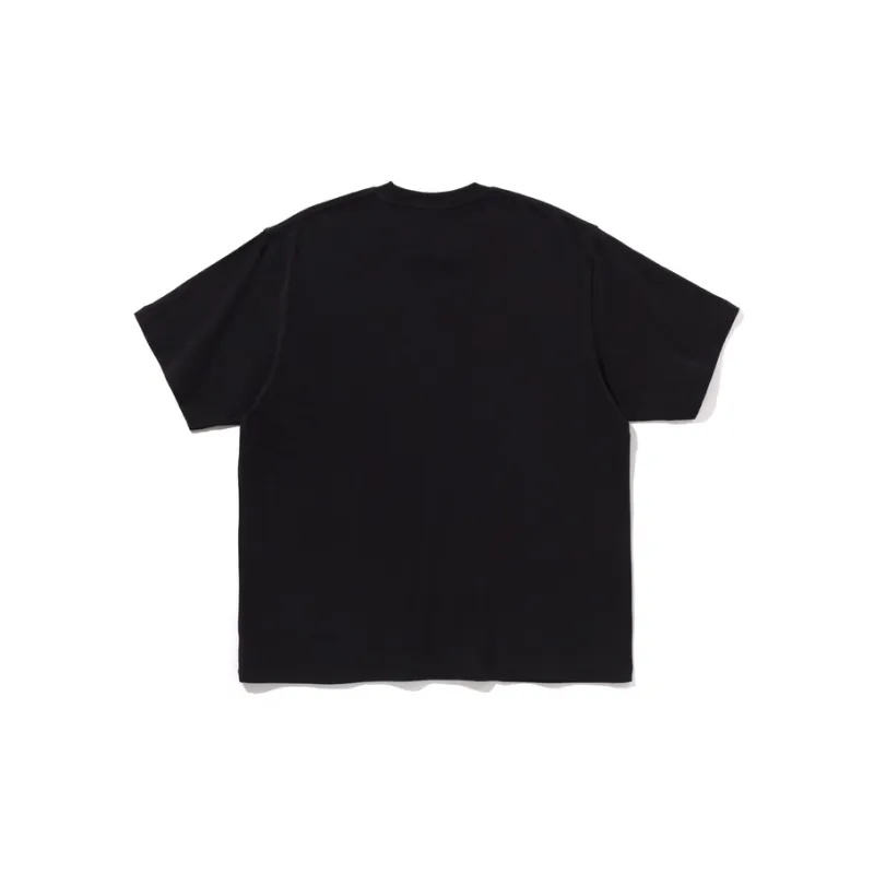 A BATHING APE Screen Print College Relaxed Fit Tee-1