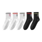 White Gray Stripes+White Red Stripes+White Green Stripes+Black Red Stripes+Black Green Stripes