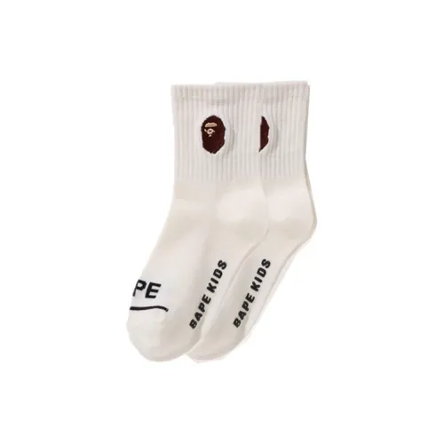 A BATHING APE Unisex Mid-Calf Socks