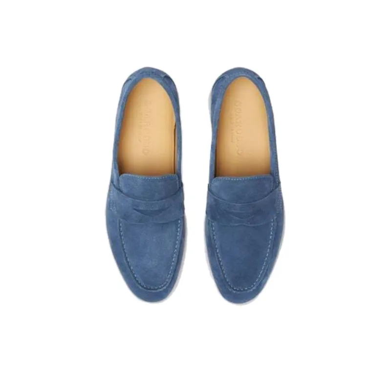 SCAROSSO Luciana Almond Toe Loafers Women's-3