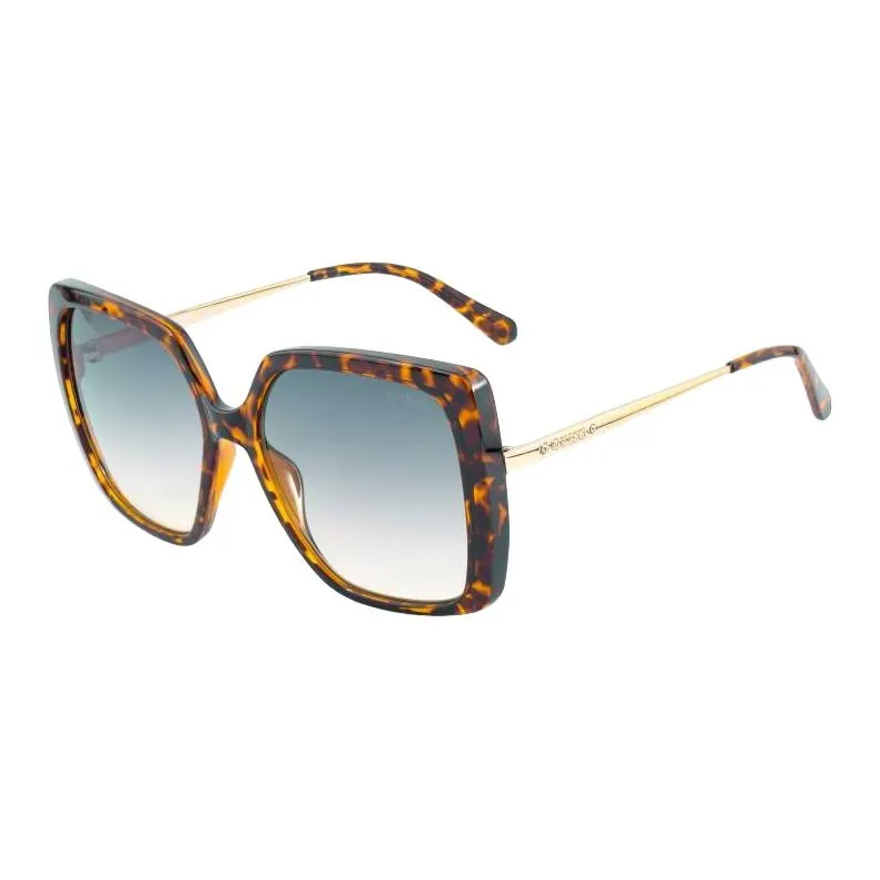 GUESS Metal Square Sunglasses Women's Tortoiseshell-0