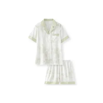 WANANNI Pajama Set Women's Light Green