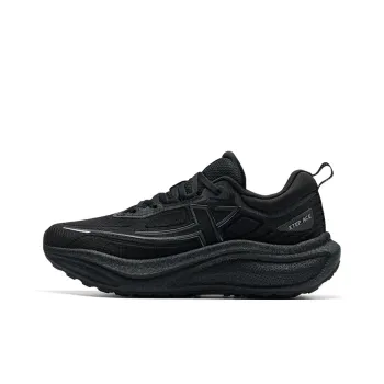 XTEP Cushioning, Wear Resistant Low Top Running Shoes Women's Black