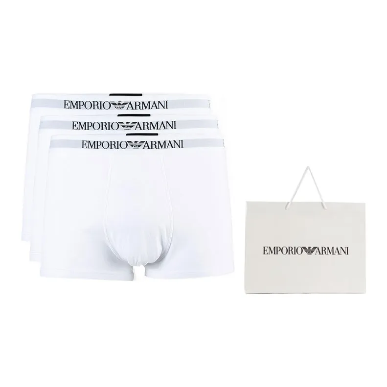 EMPORIO ARMANI Underpants Men's 1 Set Of 3 Packs White-3