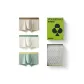 [Zero Carbon Silk Style]Tea Brown+Elegant Skin+Mint Green
