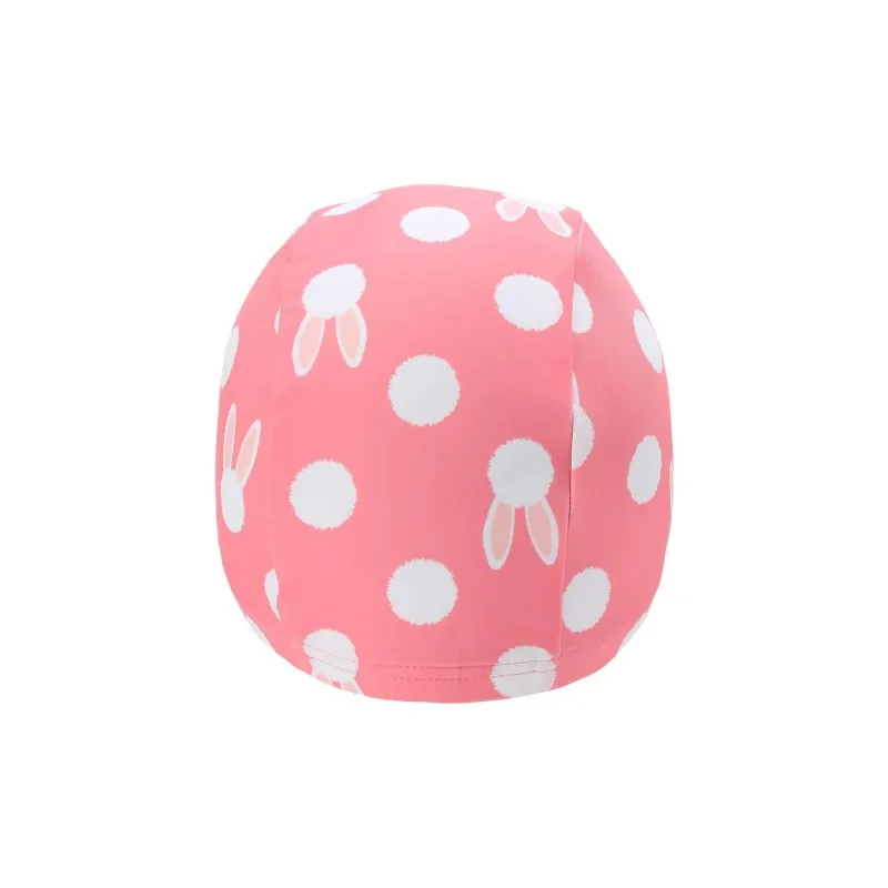 DECATHLON Swimming Caps Waterproof Material Swim Kids' Rich In Elasticity Coral Pink-3