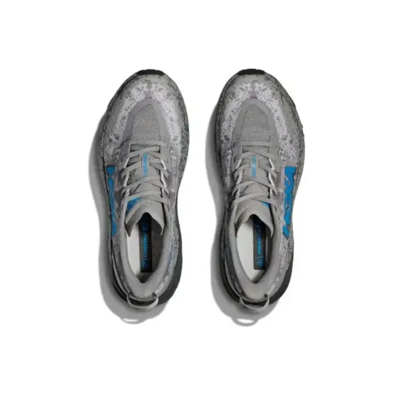 HOKA ONE ONE SPEEDGOAT 6 Anti Slip Wear Resistant Low Top Running Shoes Men's Gray-3