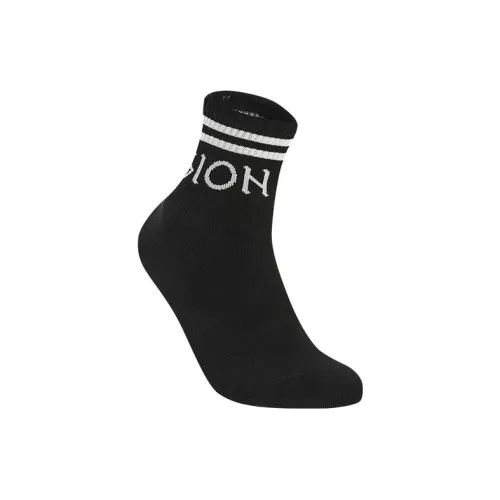 FILA FUSION Mid Calf Socks Unisex 1 Pack Pitch Black