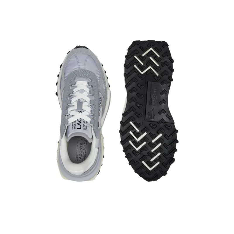 LACOSTE Low Top Casual Shoes Women's Light Gray-4