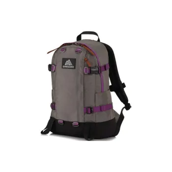 GREGORY Nylon Backpack Regular Unisex Gray & Purple