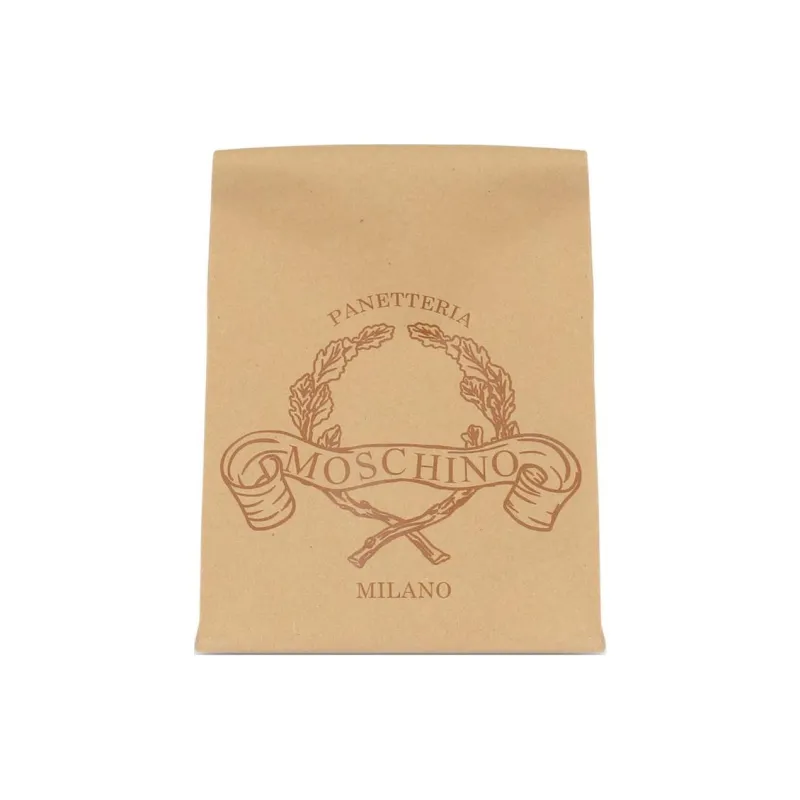 MOSCHINO Paper-Based Clutch Regular Women's Sandy Beige-0