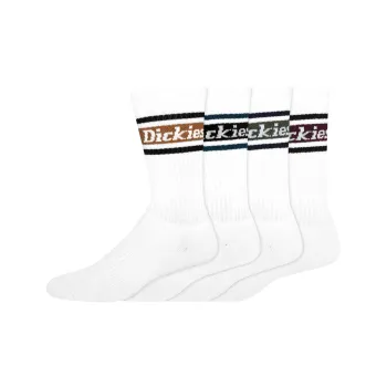Dickies Knee-High Socks Men's 4 Pack White