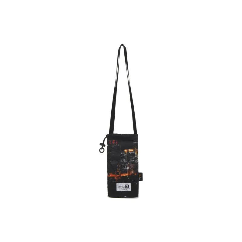 LiNing Polyester Shoulder Bag, Crossbody Bag Unisex Black-0