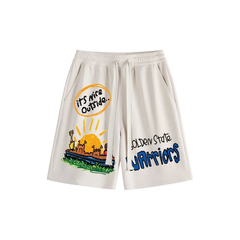 AFTER SCHOOL SPECIAL Casual Shorts Unisex Apricot-1