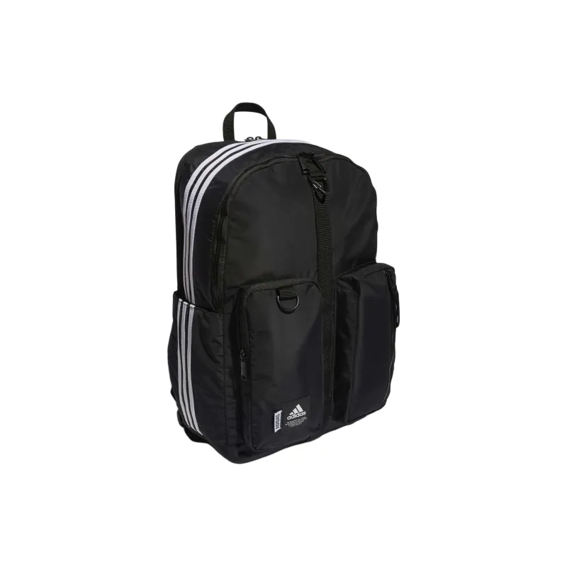 Adidas Iconic 3 Stripes Backpack Black/White-1